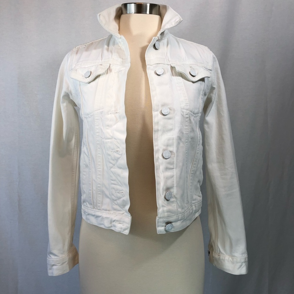 GAP 1969 White Denim Jacket